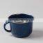 logo printing promotion porcelain enamel mug coffee cup
