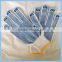PVC Dotted White Knitted Cotton Working Safety Gloves