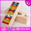 Mini intelligent wooden baby building blocks best design creativity toy wooden baby building blocks W13D143
