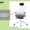 Comfortable Executive Chair With Headrest, Movable Black Ergonomic Office Chair