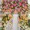 Factory price hot products artificial flower wall in weeding or stage for decoration