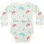 Organic 2017 High Quality Newborn Baby Bodysuits with Cute Baby Clothes for Nightsuit and 100% Soft Babys Romper