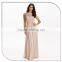 Sequin Mesh Chiffon Women Halter Maxi Dress bridesmaid dress online