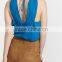 2016 Fashion Flowy Ruffle Tie Back Tank HST8029