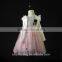 Flower Girls Dress Embroidered Sequin 2017 Summer Princess Party Dresses Kids Clothes Size 4-8