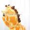 flannel cartoon adult animal jumpsuit animal pajamas jumpsuit giraffe design