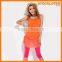 orange cotton camisole dress excess inventory
