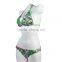 2016 Sexy push up straps women bikini swimwear bathing suit bikini with decorated bra(BS1149)