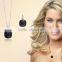 Silver Plated Onyx Stone with CZ Studded Pendantset