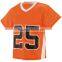Young Student Sport Jersey Customize Rib Knit V Neck Collar Sport Shirt 100% Polyester Tricot Mesh Jersey