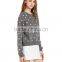 Top quality casual crew neck women sweatshirt without hood