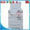  china custom wholesale men polyester screen printed low cut tank tops for sale