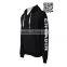 Wholesale Zip Up Plain Black High Quality Men Hoodies
