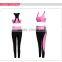 Fashion Gym & Yoga Tops And Pants Clothing Set Fitness Yoga Wear Set 2016