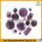 Amethyst Concaved Convex Flat Natural Stone Plugs