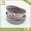 New Unisex Multilayer Leather Bracelet Christmas Gift Charm Bracelets Rivet Vintage Jewelry For Women And Man