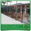 High security galvanized steel bending top tubular fence design border fence