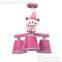 Wholesale pink bear kids bedroom 4 lights chandelier