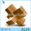 Wooden Kong Ming Lock Color baby Toys and decoration, Wooden Unlock Toys