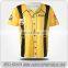 Sample custom cotton satin blank baseball jersey