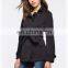 China OEM Fashion Women Clothes Notch Collar Belted Long Fleece Lined Winter Coat