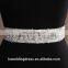 LB0002 Quality fabric best handmade High end designer custom handmade beaded wedding dress belts