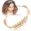 Women Girl Golden Leaf Party Hair Head Band Headband Hoop Headpiece