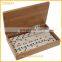 Wooden Box Packing Domino Set with Custom Printing