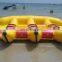 A Large Sideways-E-shaped Summer Towable Water Game Inflatable Flying Fish