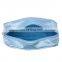 custom foaming satin cosmetic bag with embroidery logo makeup zipper bag wholesale