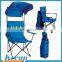 Customized big folding double camping chair with foottrest