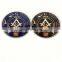 cheap free design gold plated masonic lapel pins/free mason items
