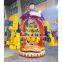 Zhongshan amusement theme park equipment swing rides rotation 10 seat Happy Clown game machine earn money, kiddie rides