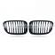 Gloss black 1-slat front bumper kidney grille for BMW 5 series GT F07 2010-2017 front hoot mesh