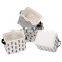 Rectangular canvas basket colorful storage baskets cotton canvas laundry basket foldable cube storage bin