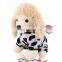 pet dog fleece winter warm coat Clothes cow cartoon Medium-sized dogs clothes