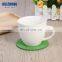Various colors Customized Leaf Shape Cheap Felt Cup Coaster