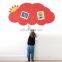 Home use environment friendly kids room decoration 3d stickers
