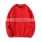 High quality Custom Logo unisex Fall Sweater Super soft round neck hoodie with shoulders down cotton fleece  jumper sweatshirt