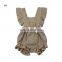 Hot Selling In stock Cute bow front soft Ruffle Cotton baby bodysuit romper 11colors stock now