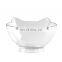 HQP-WS005 HongQiang Non-slip Cat Bowls Double Bowls With Raised Stand Adjustable Tilted Transparent Pet Bowl
