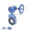 Pneumatic Double Action Flange Stainless Steel Stem Butterfly Valve