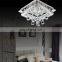 Ceiling Decoration Square Crystal Chandelier Raindrop Round Ceiling Lamp