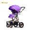 2020 fashion luxury stroller baby 3 in 1 pram with adjustable canopy