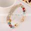 wholesale Gold and silver Bracelet gold and silver plated pulsera para novia esposa full diamond with big crystal