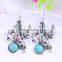 wholesale fashion vintage resin acrylic kallaite butterfly diamond crystal pearl earring designs