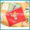Beautiful red PVC plastic document bag