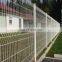 PVC coated and powder coated high quality 3D curved fence