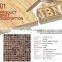 JBN-327x327 4mm thickness glass mosaic -customization product