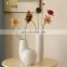 Low price frosted Pearl glaze ceramic flower vase